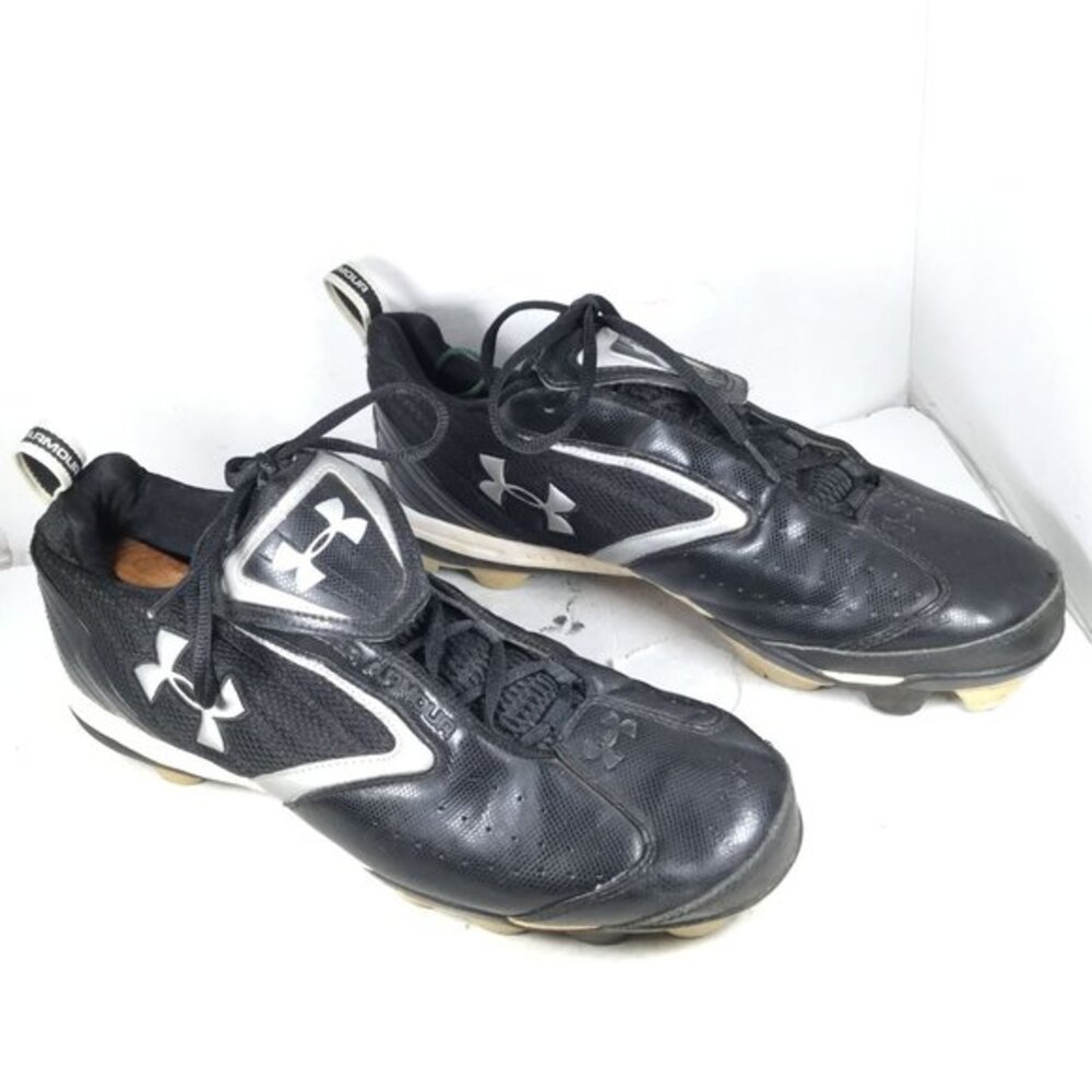 Under Armour Men Baseball Cleats Black Size 12